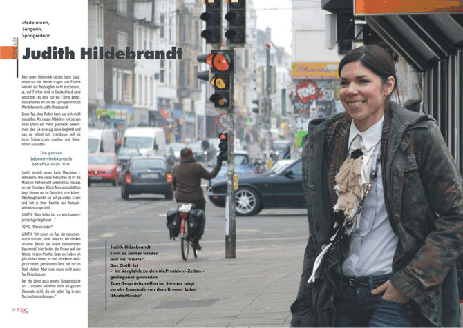 Judith Hildebrandt im Viertel - Foto: Take Janssen